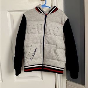 Ralph Lauren zip up jacket with hoodie